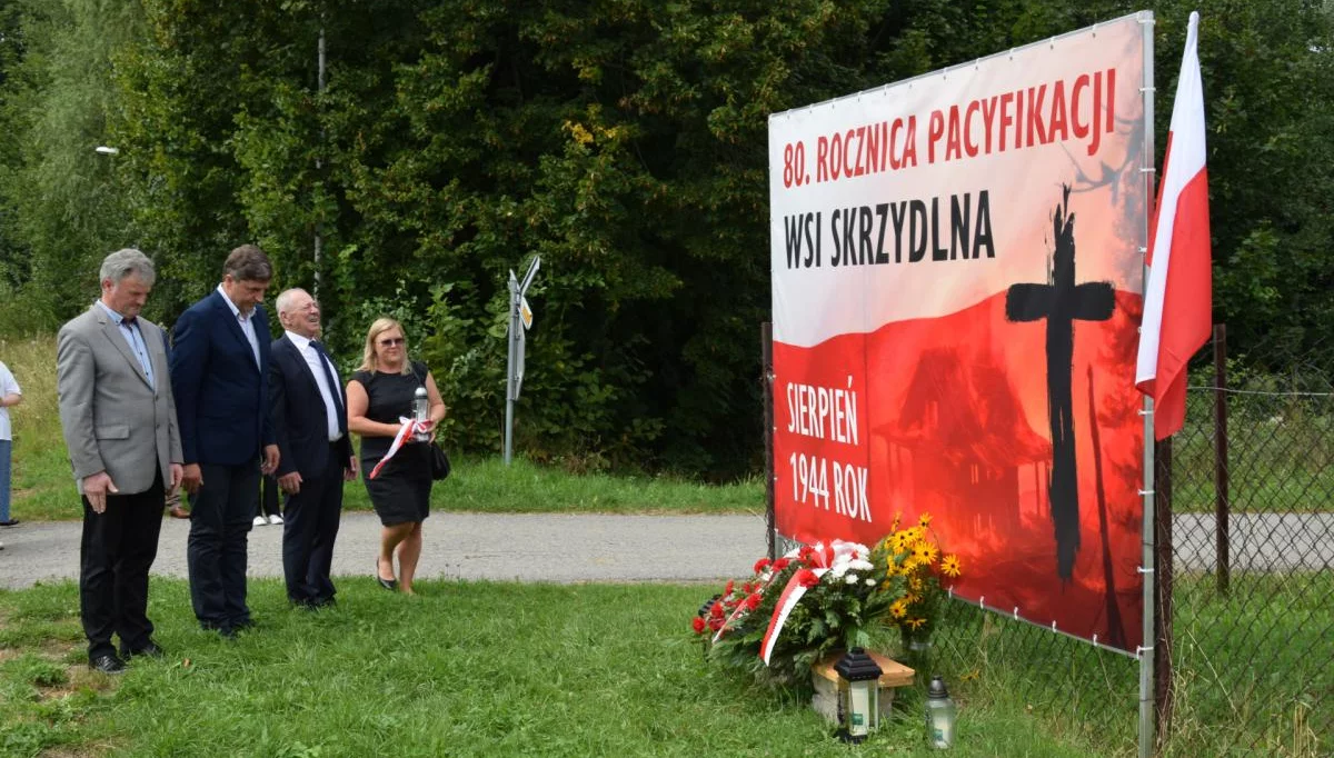 Uroczystości upamiętniające pacyfikację/fot.: UG Dobra