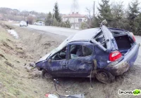 Dachował na prostej - zdjęcie główne