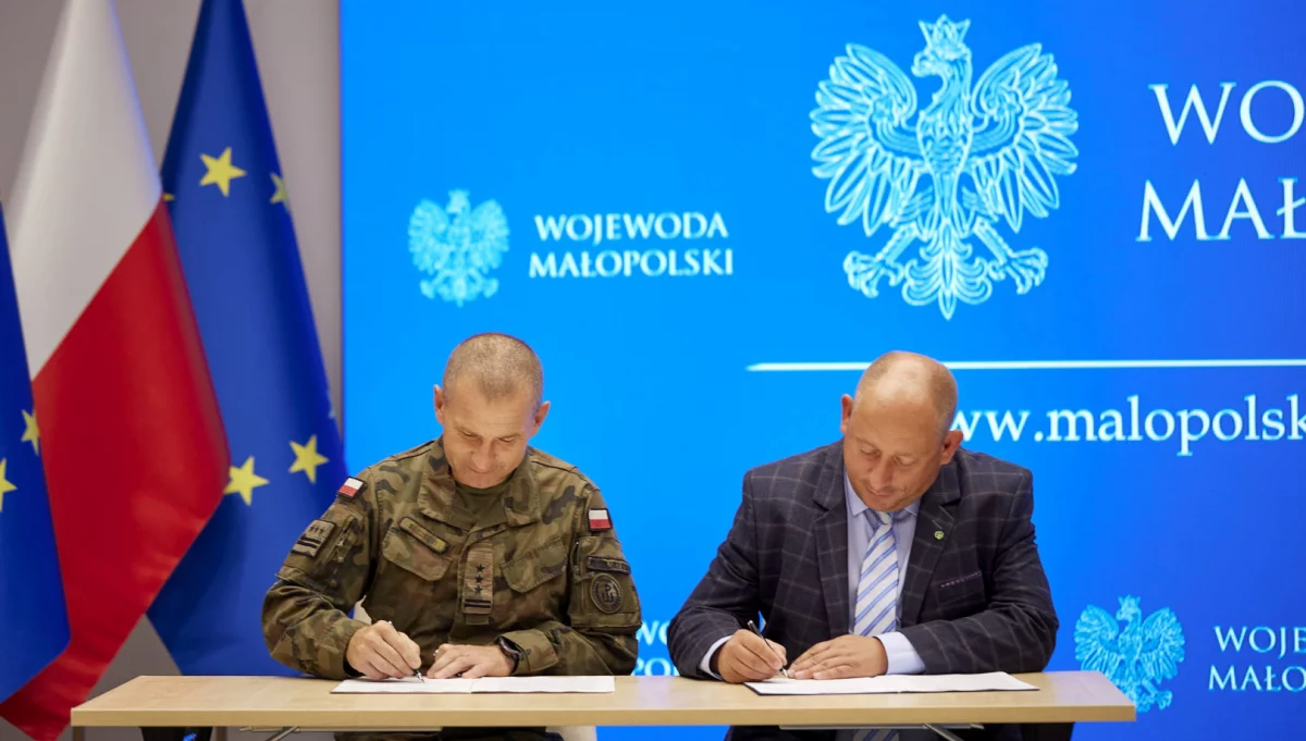 Podpisanie porozumienia/fot.: MUW Kraków