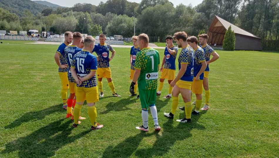 Wyniki 3 kolejki limanowskiej Klasy A. Inauguracja w Klasie B - zdjęcie 1