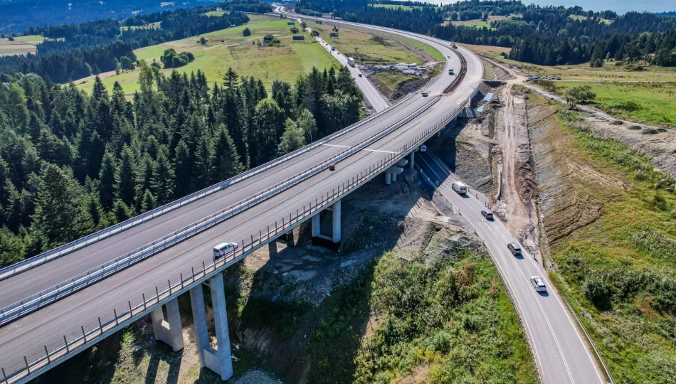 Otwarto 16 km odcinek nowej Zakopianki - zdjęcie 1