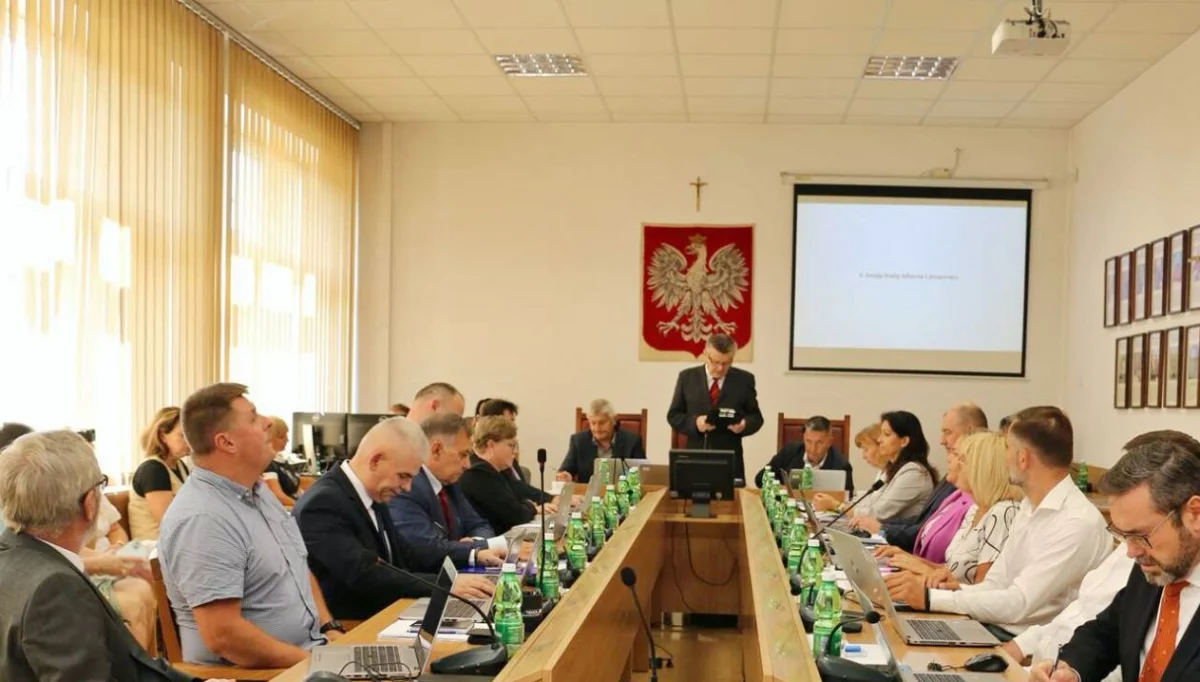 Sesja Rady Miasta/fot.: UM Limanowa