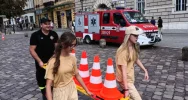 Młodzi strażacy z Limanowej na XII Zlocie Młodzieżowych Drużyn Pożarniczych w Krakowie - zdjęcie 3