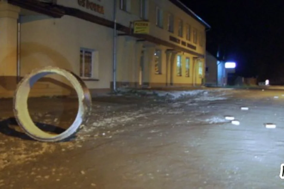 Betonowy tor przeszkoód przez centrum Dobrej - zdjęcie 3