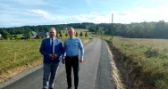 Odbiór wyremontowanych dróg w Męcinie i Siekierczynie - zdjęcie 3