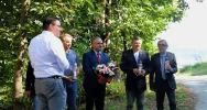 Złożenie kwiatów i zniczy w 85 rocznicę pierwszej egzekucji mieszkańców Limanowej - zdjęcie 4