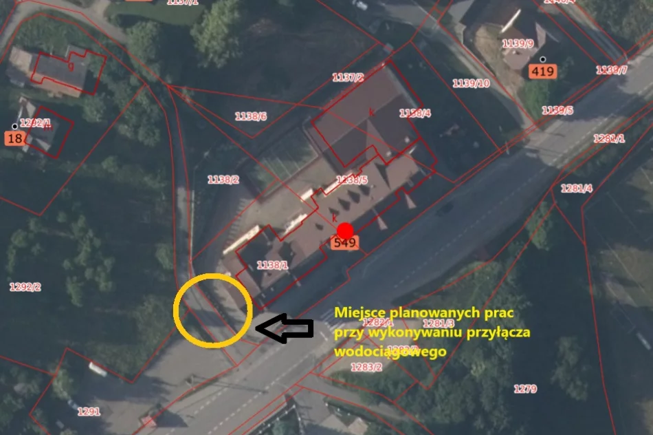 Utrudnienia w ruchu drogowym w Starej Wsi spowodowane wykonywaniem przyłącza wodociągowego - zdjęcie 2