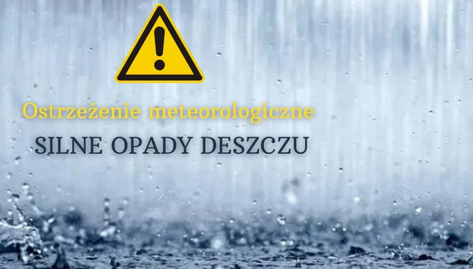 Ostrzeżenie meteorologiczne dla powiatu limanowskiego i okolic: intensywne opady deszczu - zdjęcie 1