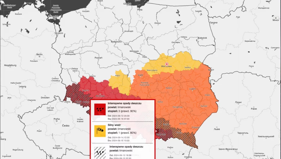 Sytuacja pogodowa na Limanowszczyźnie i w Małopolsce (AKTUALIZACJA) - zdjęcie 1