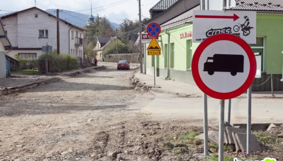 Tiry wracają do Tymbarku - dodatkowe utrudnienia w Dobrej - zdjęcie 1