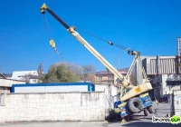 Wypadek podczas pracy dźwigu - zdjęcie główne