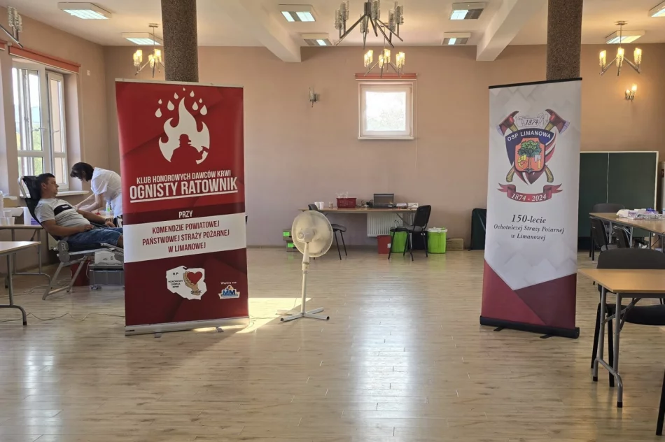 Strażacy z OSP Limanowa podsumowali wrześniową akcję krwiodawstwa - zdjęcie 4