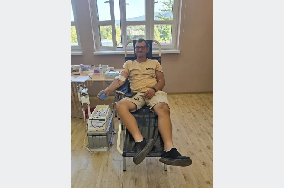 Strażacy z OSP Limanowa podsumowali wrześniową akcję krwiodawstwa - zdjęcie 11