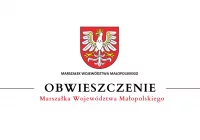Obwieszczenie Marszałka Województwa Małopolskiego dot. wydania decyzji kończącej przed. sprawę - zdjęcie główne