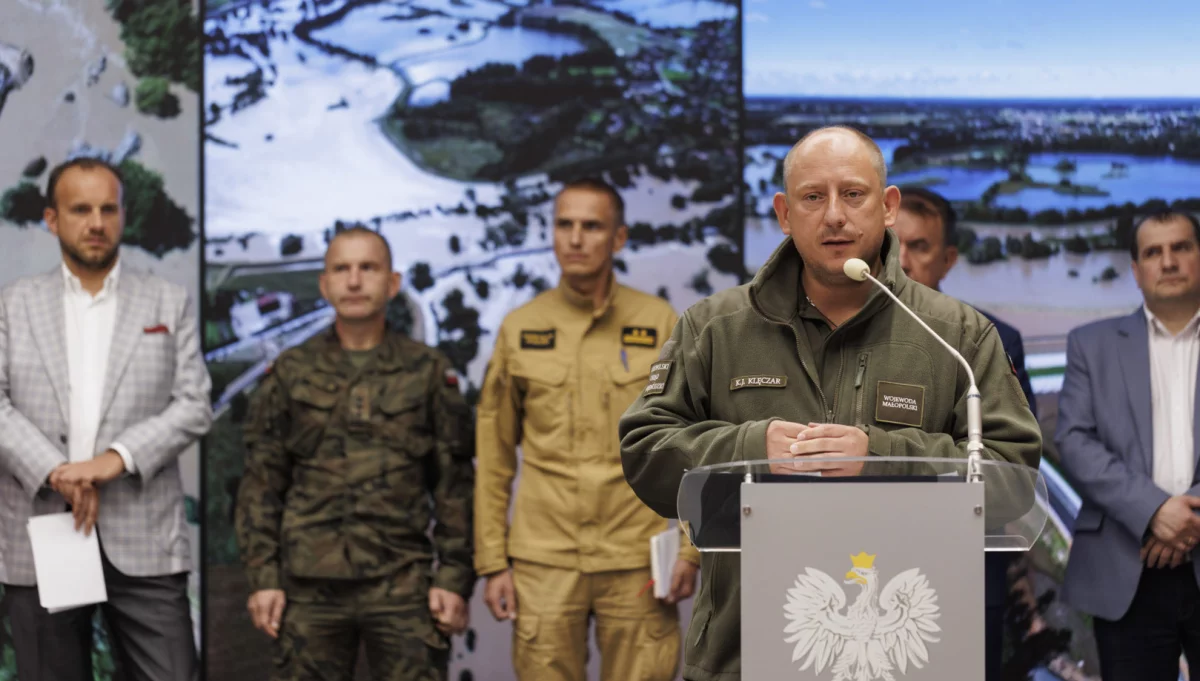 Podsumowanie działań powodziowych/fot.: MUW Kraków