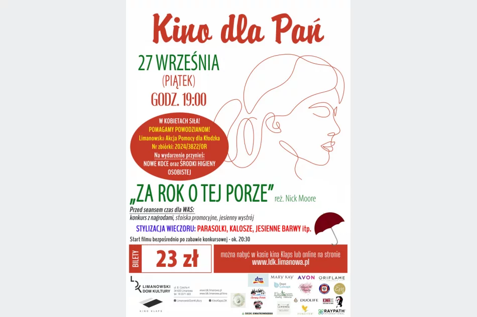  "Za rok o tej porze" we wrześniowym KINIE DLA PAŃ połączone z pomocą powodzianom - zdjęcie 2