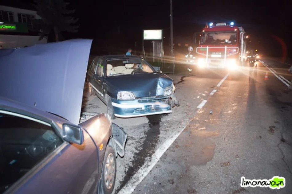 Zderzenie samochodów w Zamieściu - zdjęcie 2