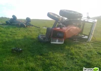 85-latek przygnieciony przez ciągnik (lądowanie śmigłowca TOPR) - zdjęcie główne