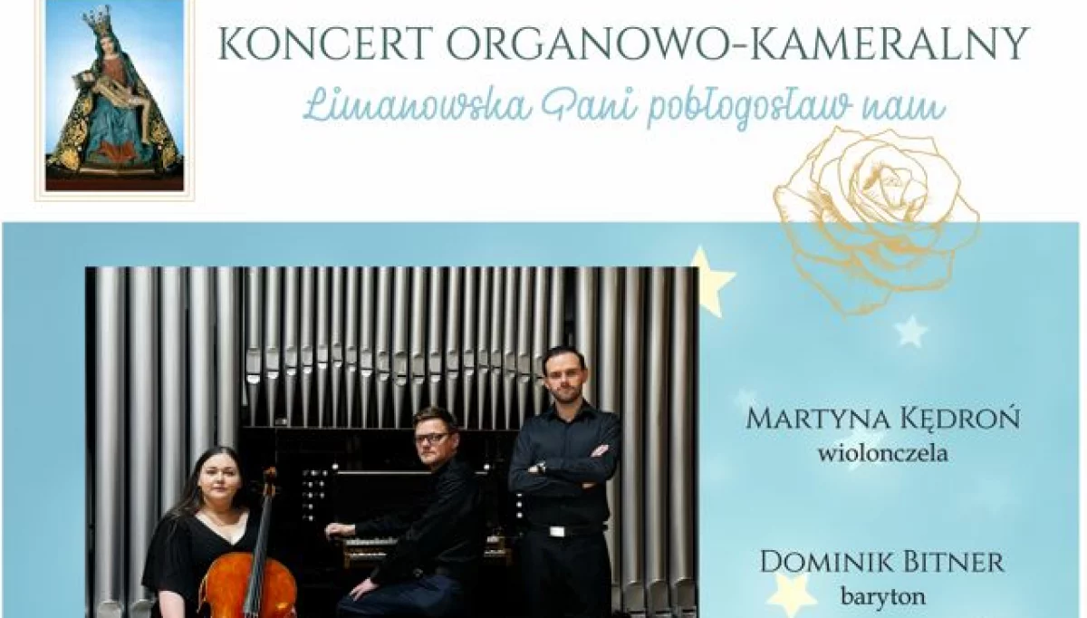 W niedzielę 22 września w bazylice limanowskiej odbędzie się koncert organowo-kameralny