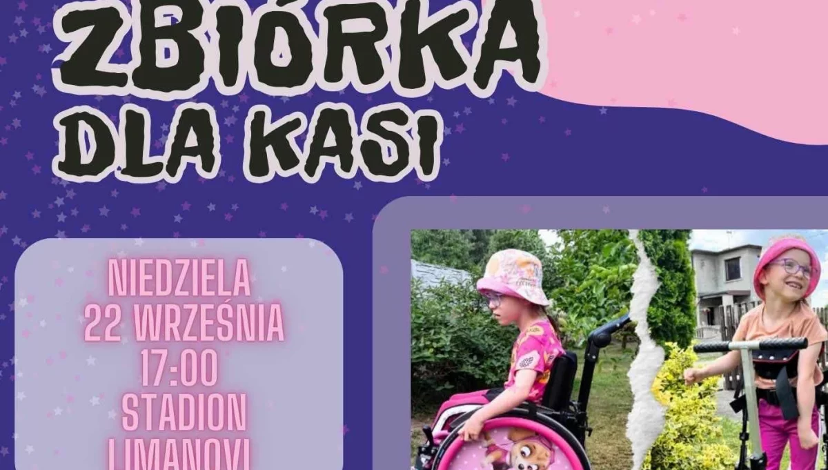 Zbiórka charytatywna dla 7-letniej Kasi podczas meczu