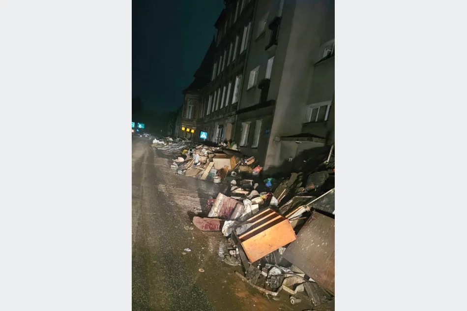 Pomoc humanitarna dotarła do Kłodzka. Trwa wielkie sprzątanie - zdjęcie 3