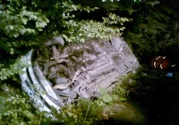 Dachowanie samochodu – trzy osoby w szpitalu - zdjęcie główne