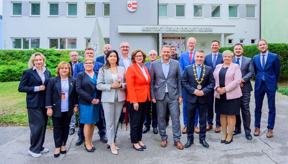 Delegacja Miasta Limanowa w Dolnym Kubinie na Słowacji - zdjęcie 1
