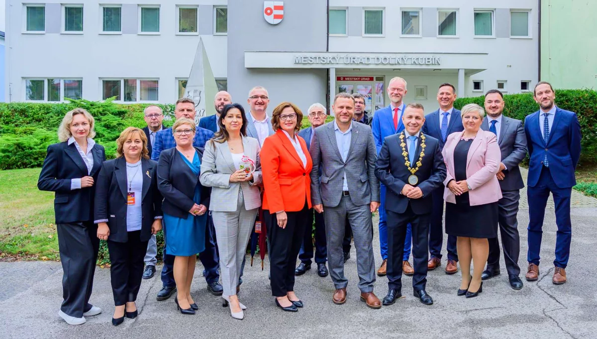 Delegacja Miasta Limanowa w Dolnym Kubinie na Słowacji