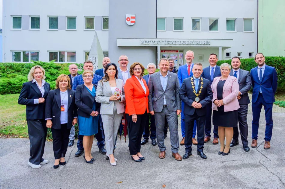 Delegacja Miasta Limanowa w Dolnym Kubinie na Słowacji - zdjęcie 2