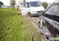 Wypadek samochodu dostawczego - zdjęcie główne