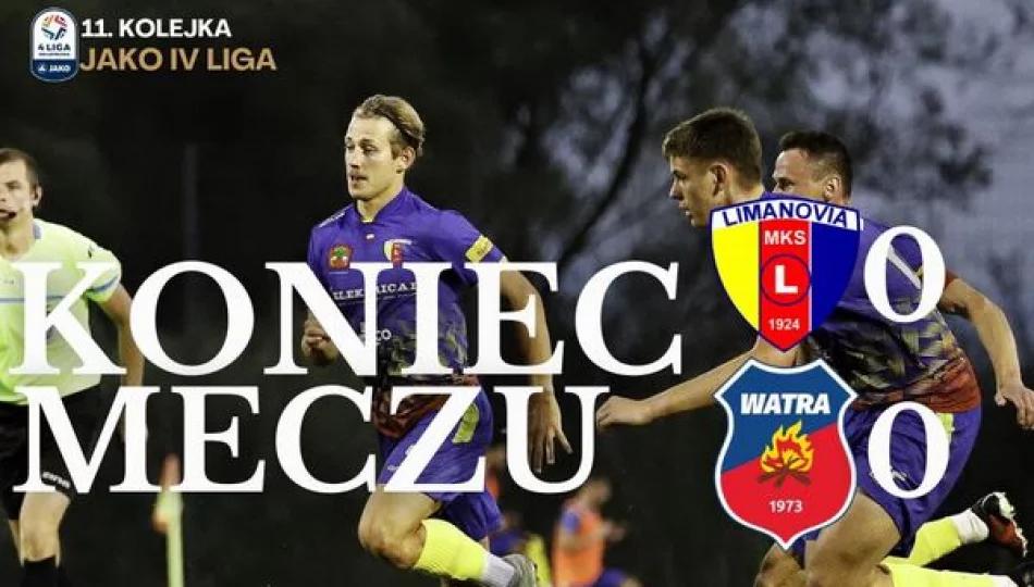 Limanovia walczyła z Watrą. Podział punktami. - zdjęcie 1