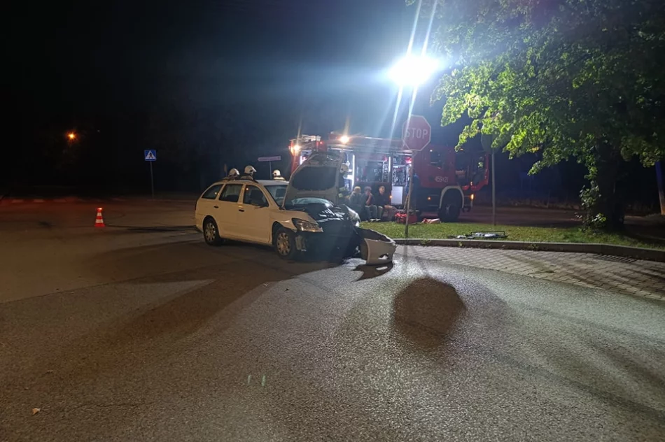 Kolizja w centrum miejscowości - zdjęcie 2