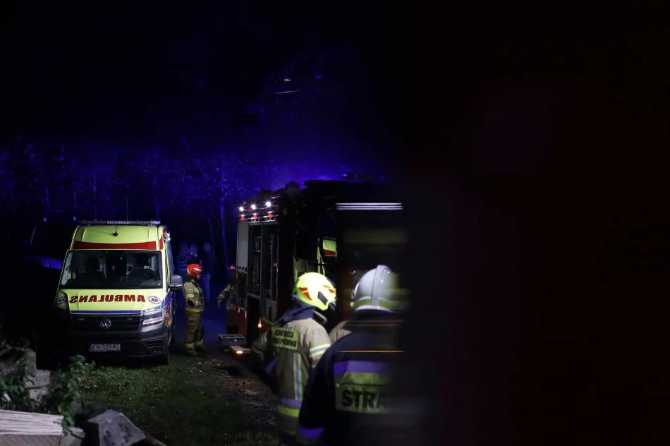 Pożar budynku gospodarczego. Z butli wydostawał się gaz - zdjęcie 4