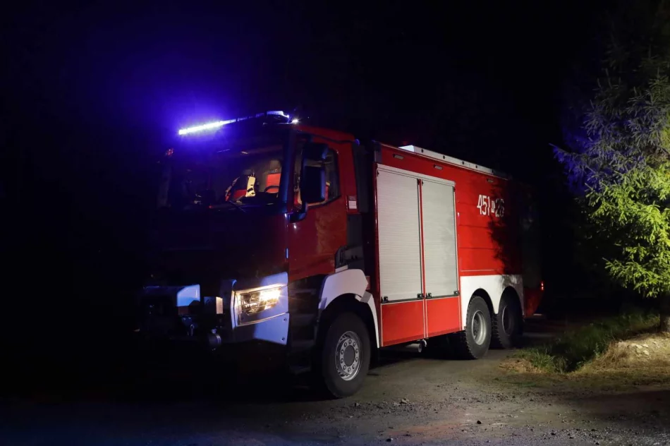 Pożar budynku gospodarczego. Z butli wydostawał się gaz - zdjęcie 5