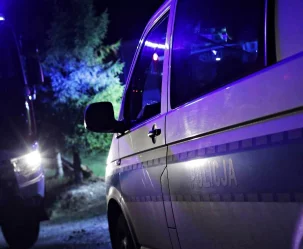 BMW uderzyło w ogrodzenie - zdjęcie główne