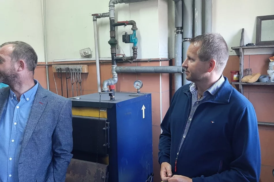 Rozpoczęto modernizację kotłowni w budynku OSP Wysokie - zdjęcie 2