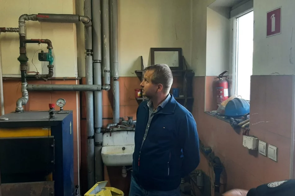 Rozpoczęto modernizację kotłowni w budynku OSP Wysokie - zdjęcie 3