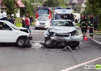 Czołowe zderzenie w Skrzydlnej - zdjęcie główne