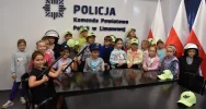 Uczniowie z Bochni odwiedzili limanowską komendę - zdjęcie 5