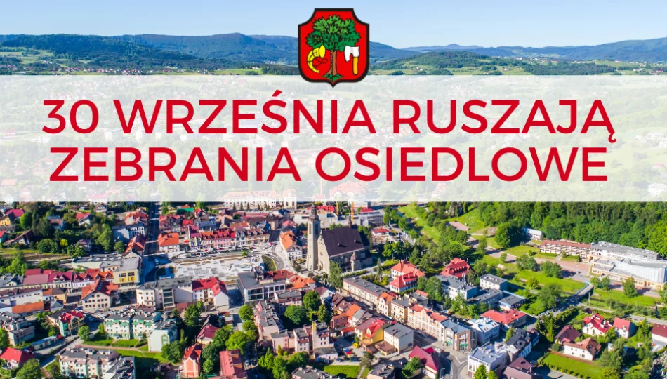 30 września ruszają zebrania osiedlowe - zdjęcie 1