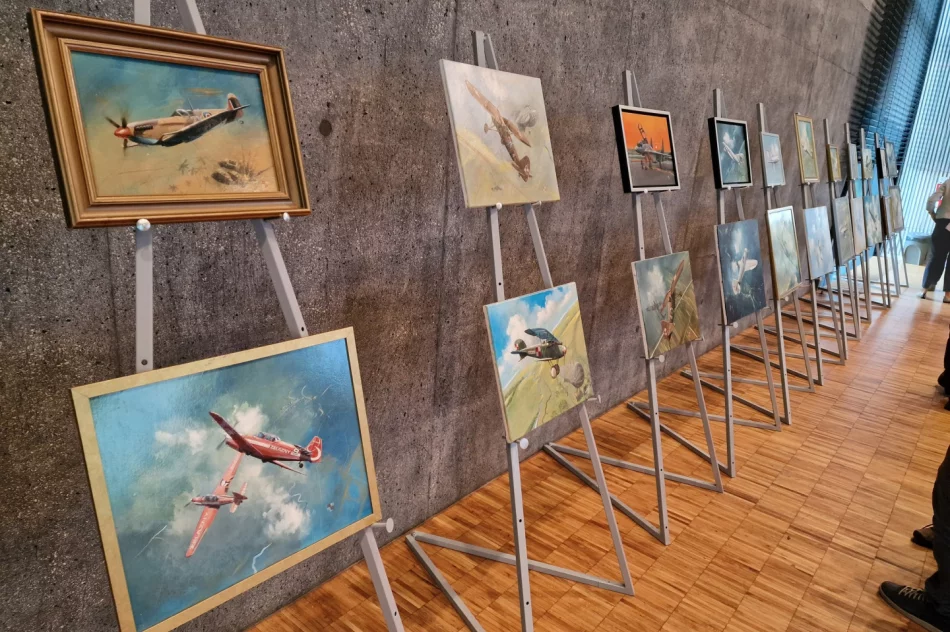 Wernisaż Wystawy Obrazów Roberta Firszta w Muzeum Lotnictwa Polskiego - zdjęcie 3