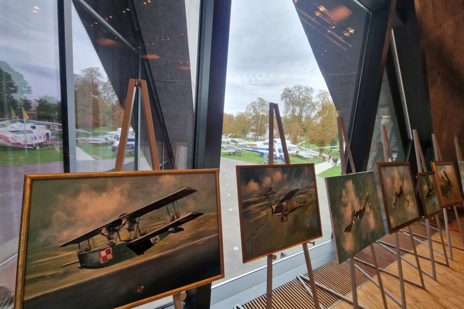 Wernisaż Wystawy Obrazów Roberta Firszta w Muzeum Lotnictwa Polskiego - zdjęcie 9