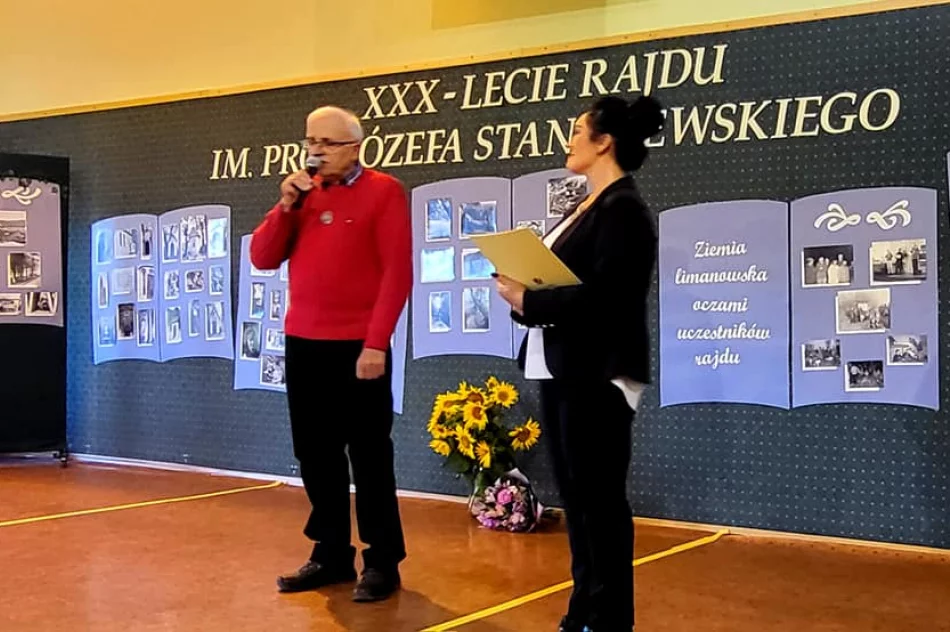 Jubileusz 30-lecia Rajdu Górskiego i 20-lecia Szkolnego Koła ORKANTOUR w I LO w Limanowej - zdjęcie 9