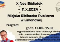 Miejska Biblioteka Publiczna w Limanowej zaprasza na magiczną Noc Bibliotek - zdjęcie główne