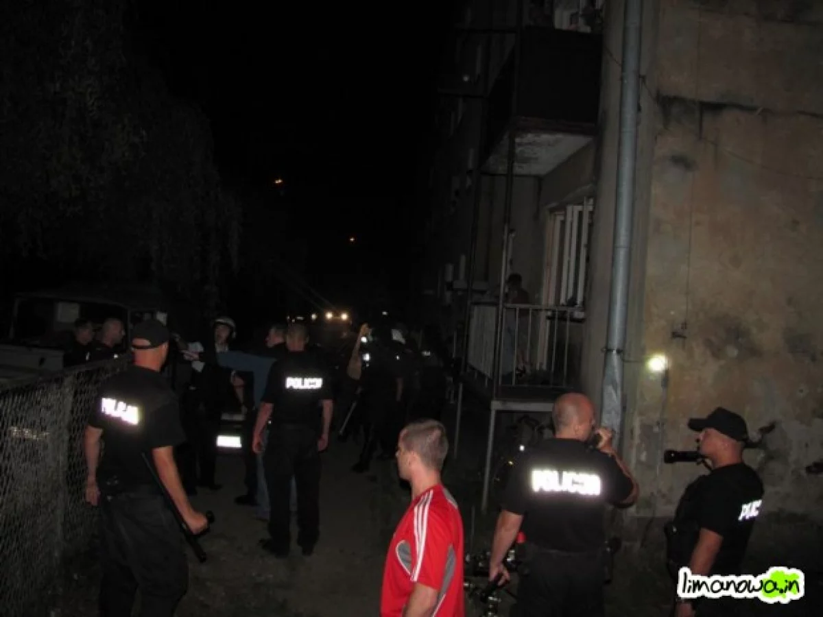 Konflikt się odrodził - zamieszki na ulicy Witosa w Limanowej