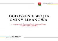 OGŁOSZENIE Wójta Gminy Limanowa o przystąpieniu do sporządzenia planu ogólnego Gminy Limanowa - zdjęcie główne