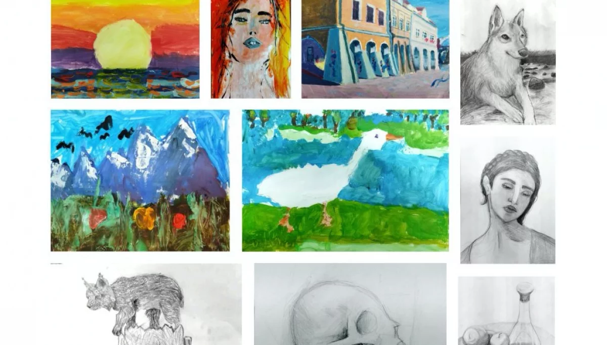 Wernisaż wystawy prac uczniów z „Graf Arte” 