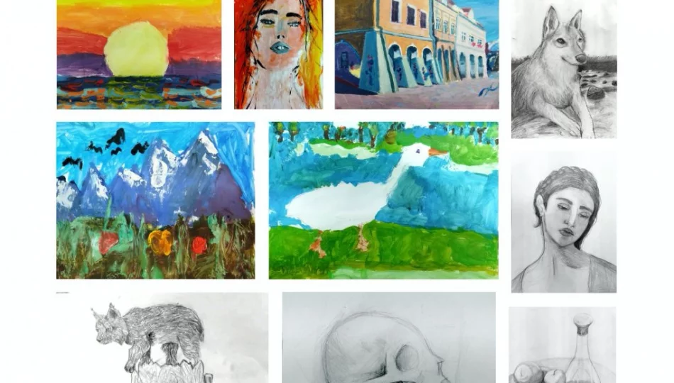 Wernisaż wystawy prac uczniów z „Graf Arte”  - zdjęcie 1