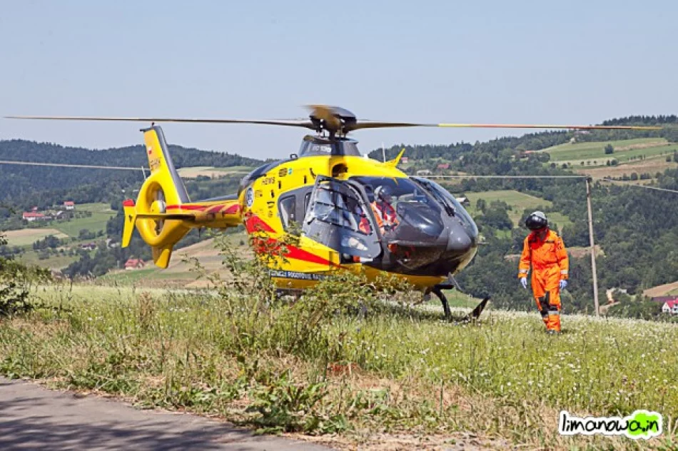 Trudna akcja pomocy przygniecionemu przez ciągnik - zdjęcie 2