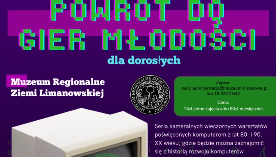 „Powrót do gier młodości” – warsztaty w Muzeum poświęcone komputerom z lat 80. i 90. - zdjęcie 1